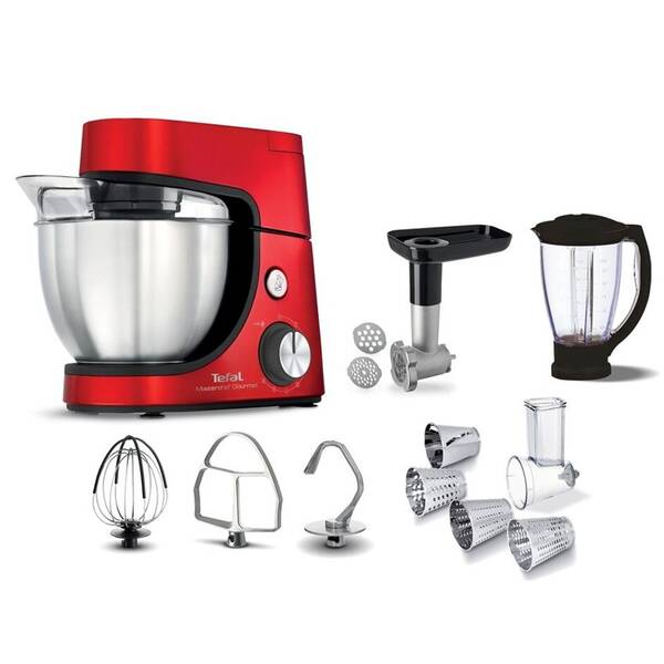 Kuchyňský robot Tefal QB516G38 červená barva
