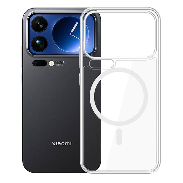 Kryt na mobil 3mk na Xiaomi 17 Pro - Hardy LiqForce MagCase průhledný

