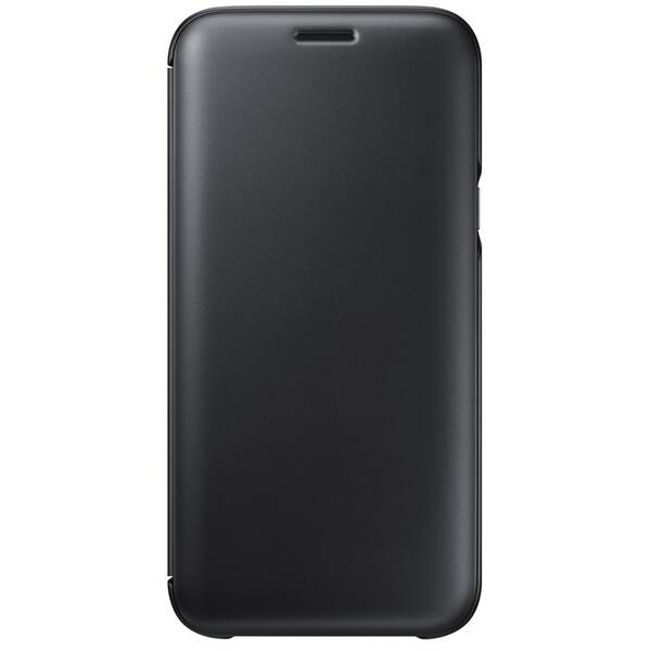 Pouzdro na mobil flipové Samsung Wallet Cover na J7 2017 černé

