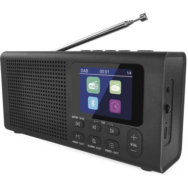Radiopřijímač s DAB+ EMOS P600 černá barva
