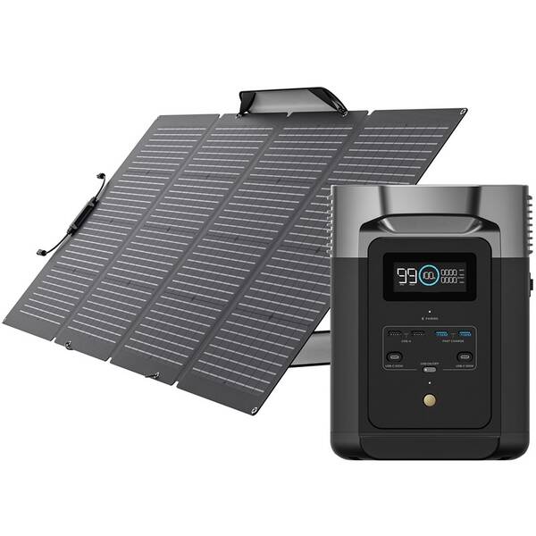 Nabíjecí stanice EcoFlow DELTA 2 + solární panel 220W 
