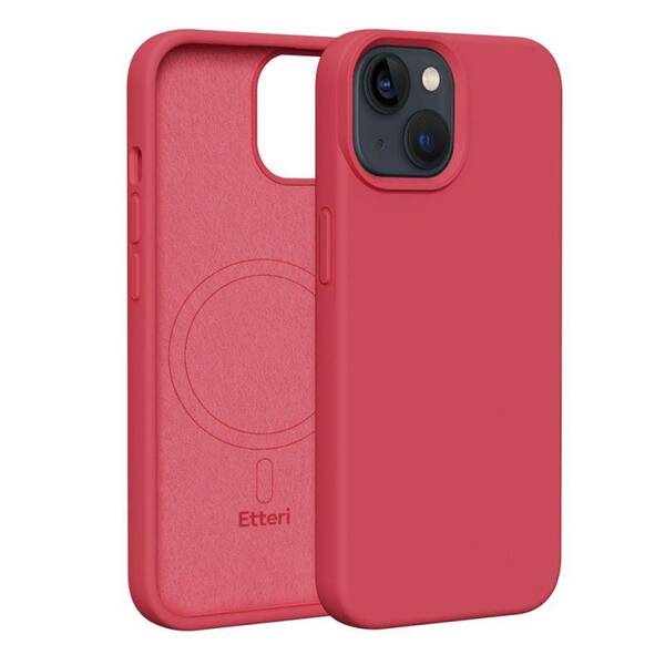 Kryt na mobil CPA Etteri Mag na Apple iPhone 14 červený

