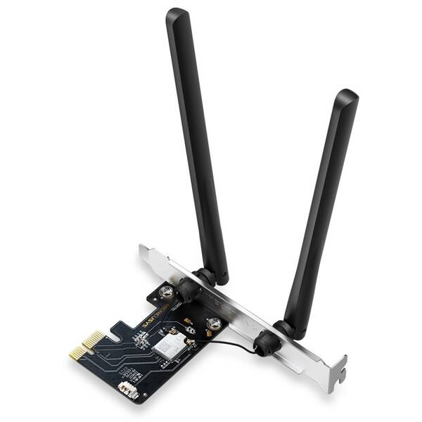 Síťová karta Mercusys MA86XE, Bluetooth 5.2 PCIe, AXE5400 Wi-Fi 6E černá

