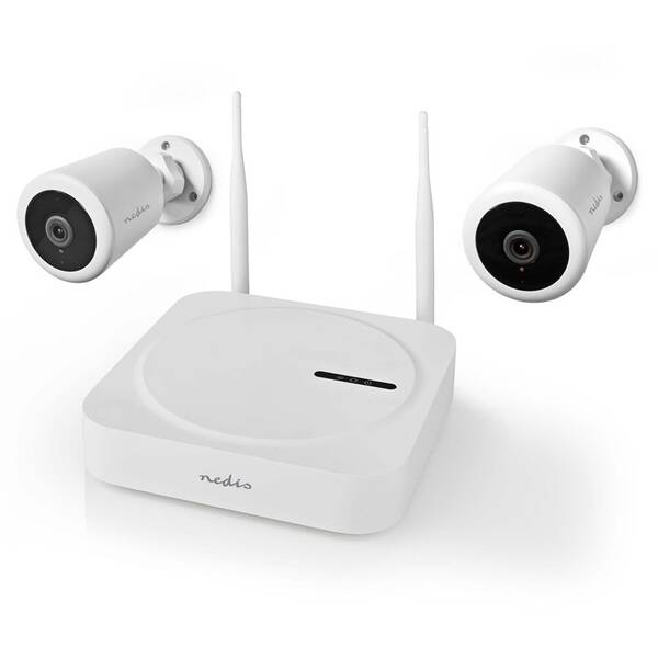 Kamerový systém Nedis SmartLife, 2x Kamera bílý


