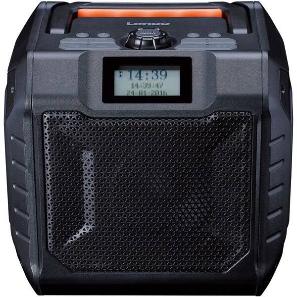 Radiopřijímač s DAB+ Lenco ODR-160GY černý

