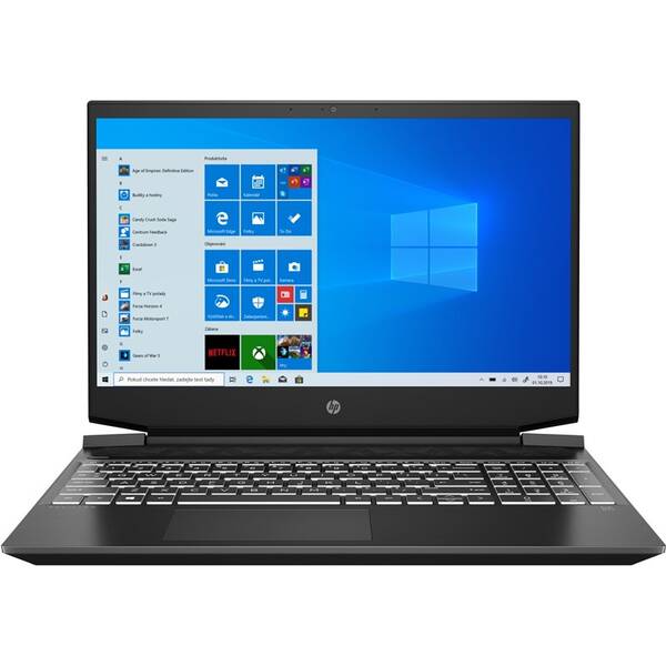 Notebook HP Gaming 15-ec0601nc černá barva
