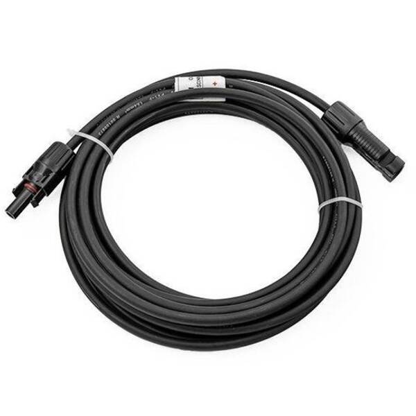 Kabel GWL MC4 samec/MC4 samice, 6mm, 5m černá barva
