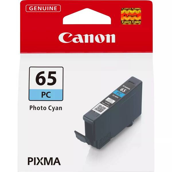 Inkoustová náplň Canon CLI-65, 275 stran - foto azurová 

