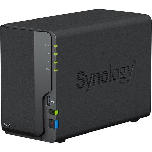 Datové úložiště (NAS) Synology DS223 černé


