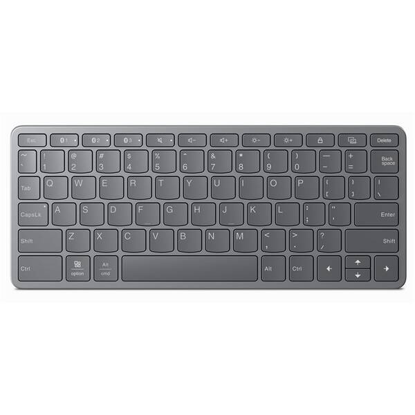 Klávesnice Lenovo Multi-Device, bezdrátová - CZ/SK Layout šedá

