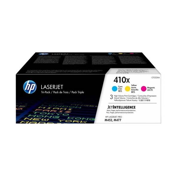 Toner HP 410X, 3x 5 000 stran vícebarevný

