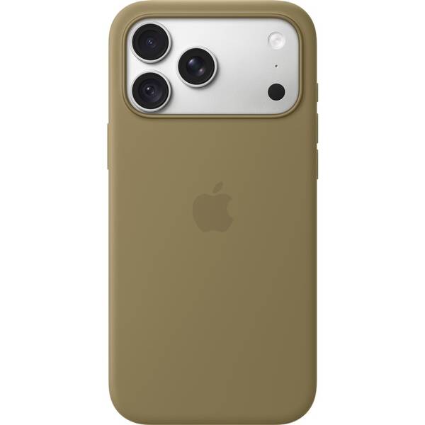 Kryt na mobil Apple iPhone 18 Pro Max Silicone Case s MagSafe olivový 

