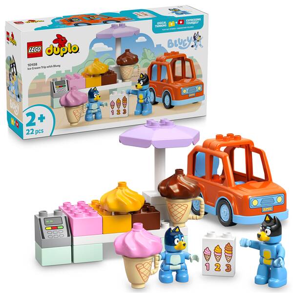 Stavebnice LEGO® DUPLO® 10458 Bluey a výlet na zmrzlinu 

