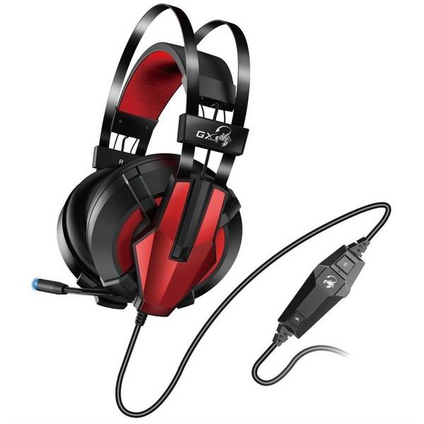 Headset Genius HS-G710V 7.1 černý/červený


