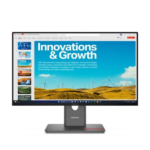 Monitor Lenovo ThinkVision P24QD-40 černý/šedý

