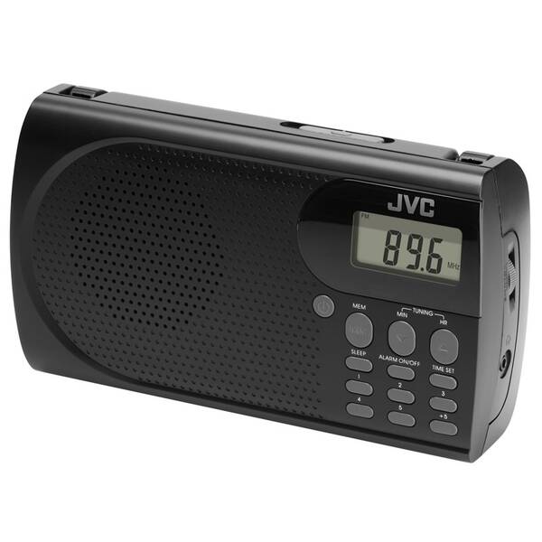 Radiopřijímač JVC RA-E431B černá barva
