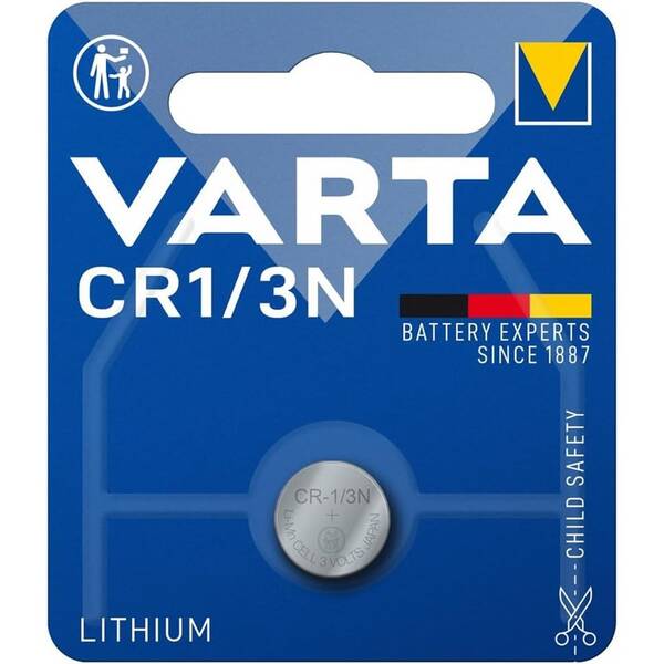 Baterie lithiová Varta CR1/3N, 1ks 

