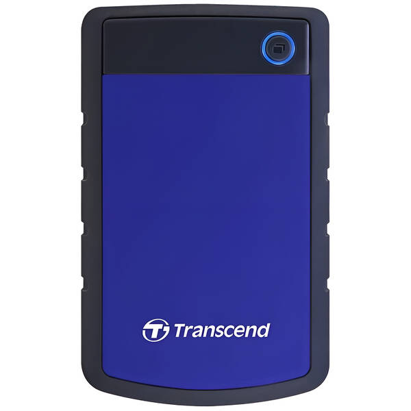 Externí pevný disk 2,5" Transcend 25H3B 4TB, USB 3.0 (3.1 Gen 1) černý/modrý

