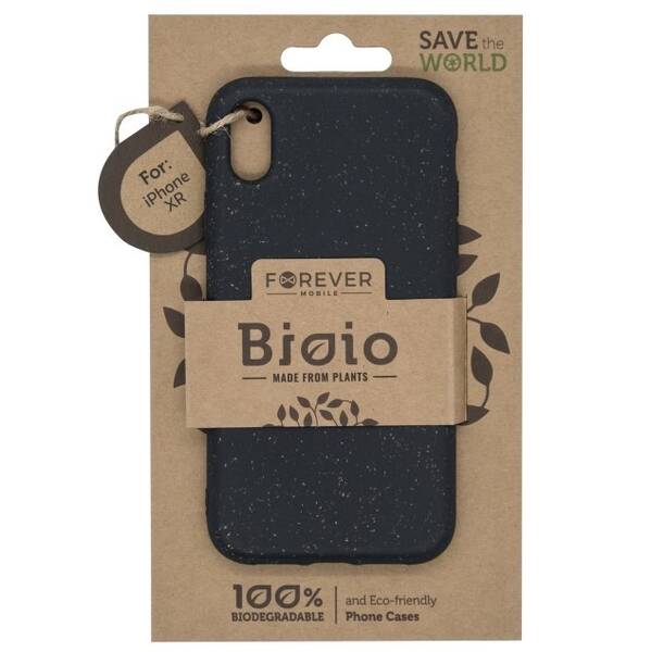 Kryt na mobil Forever Bioio na Apple iPhone XR černý

