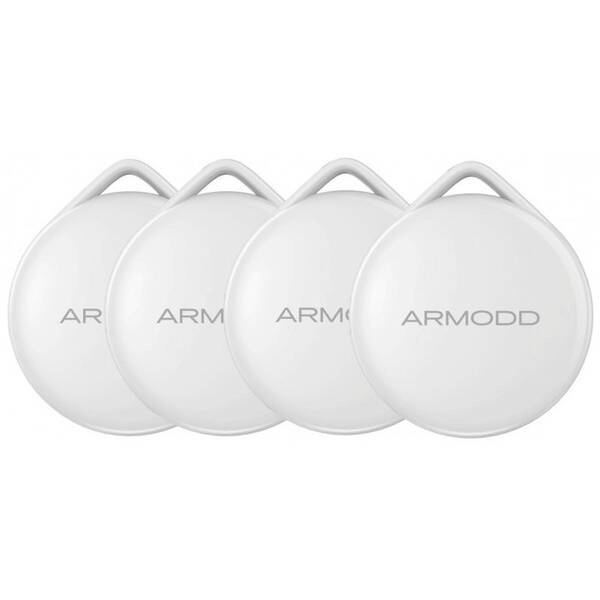 Lokátor ARMODD iTag s podporou Apple Find My - 4 ks bílý

