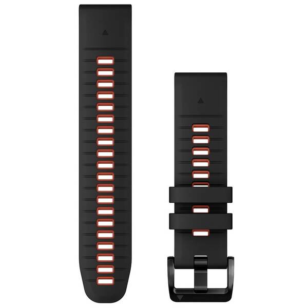 Řemínek Garmin QuickFit (22 mm) černý/červený

