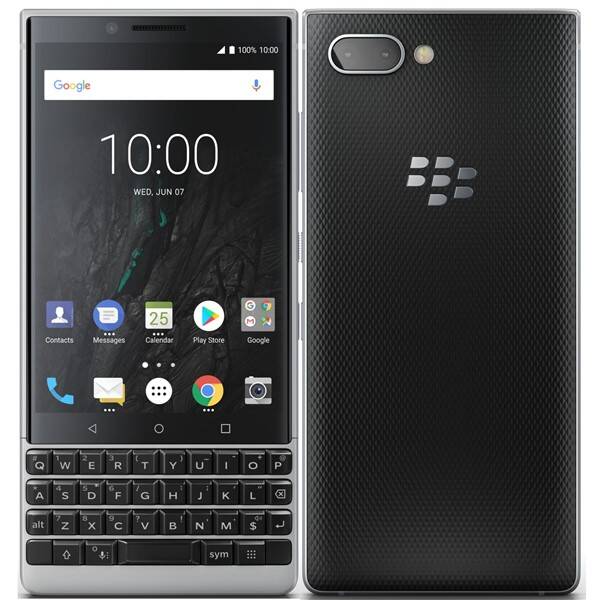 Mobilní telefon BlackBerry Key 2 stříbrný

