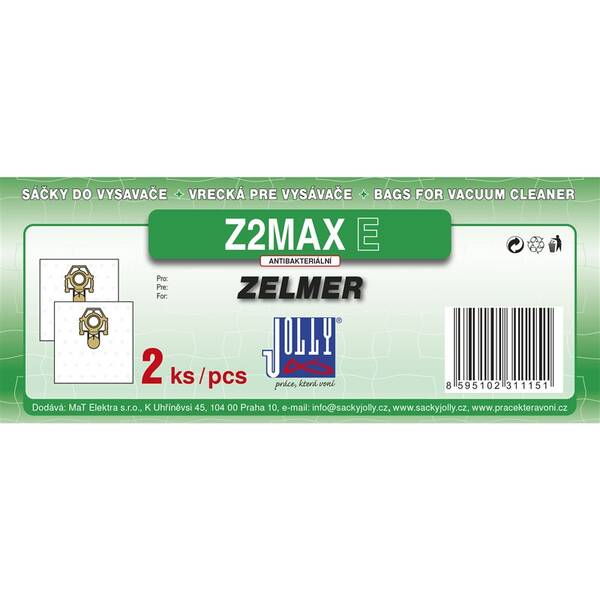 Sáčky do vysavače Jolly MAX Z 2 E (2 ks) 

