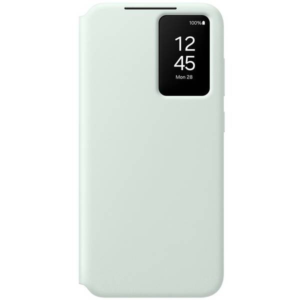 Pouzdro na mobil flipové Samsung Smart View na Samsung Galaxy S24 FE zelené

