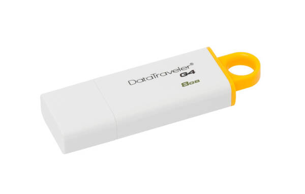 USB Flash Kingston 8GB žlutá barva
