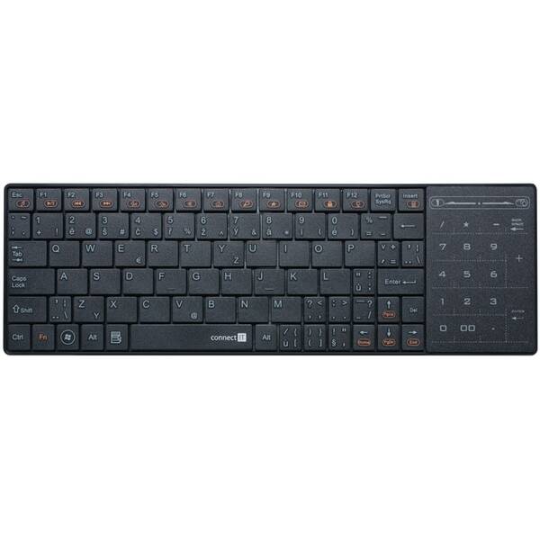 Klávesnice Connect IT KW3100 SmartTV, CZ černá

