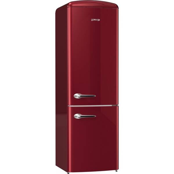 Chladnička s mrazničkou Gorenje ONRK193R vínová

