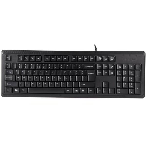 Klávesnice A4Tech KR-92, USB, CZ černá

