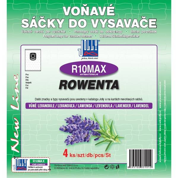 Sáčky do vysavače Jolly MAX R 10 lavender perfume ( 4 ks) 

