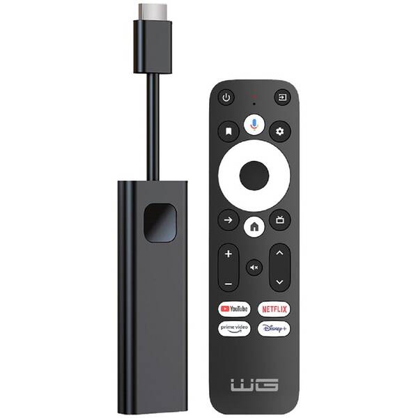 Multimediální centrum WG Smart TV Stick černý

