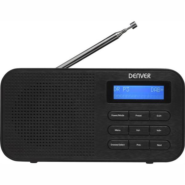 Radiopřijímač s DAB+ Denver DAB-42 černý

