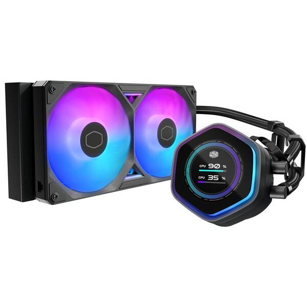 Vodní chladič Cooler Master MasterLiquid Atmos II LCD 240 černý


