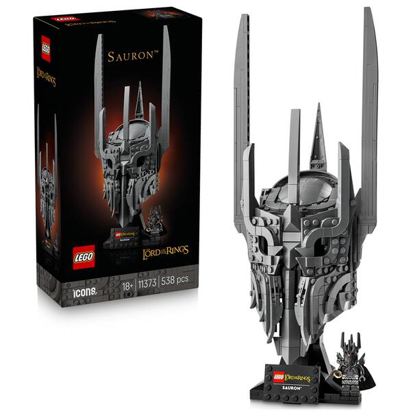 Stavebnice LEGO® Icons 11373 Pán prstenů: Sauronova helma 

