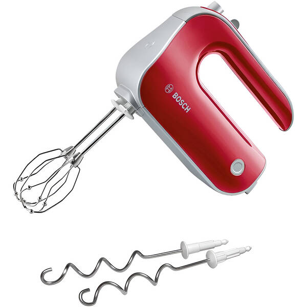 Ruční šlehač Bosch MFQ40303 stříbrný/červený


