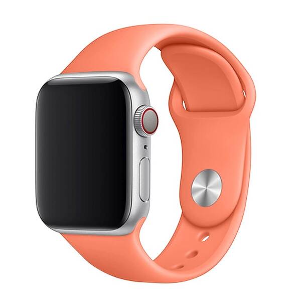 Řemínek FIXED Silicone Strap na Apple Watch 42/44/45/49 mm oranžový

