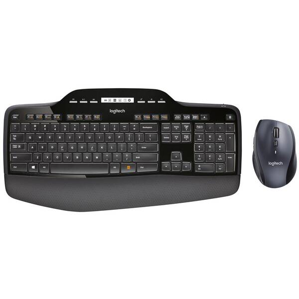 Klávesnice s myší Logitech MK710, US černá

