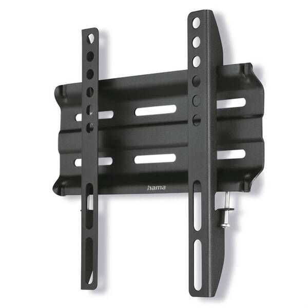 Držák TV Hama 220805, nástěnný, pevný, pro úhlopříčky 19" až 48", max. nosnost 25 kg černý

