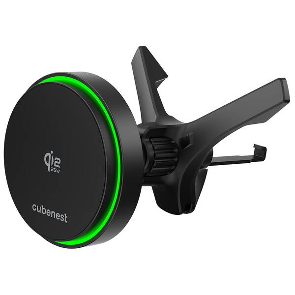 Držák na mobil Cubenest SQ1C4, MagSafe, Qi2.2, 25W černý

