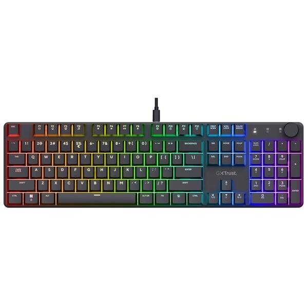 Klávesnice Trust GXT 866 Torix, US layout černá

