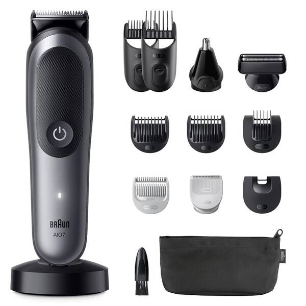 Zastřihovač multifunkční Braun AIO7560 černý/šedý

