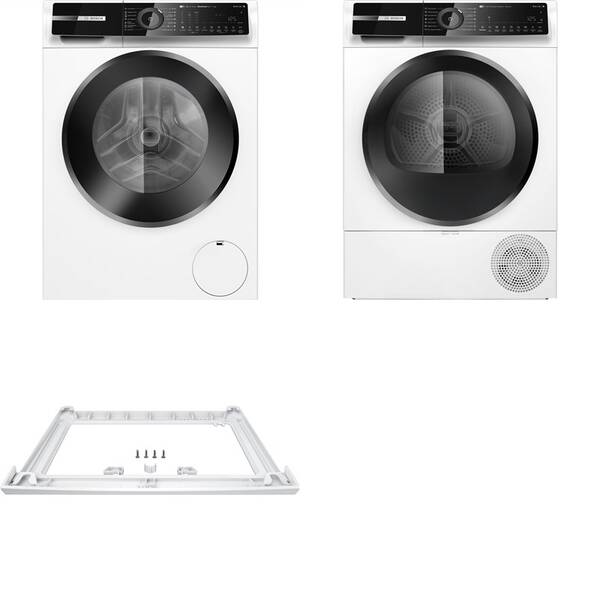 Set výrobků Bosch WGN26400CS + WQN246D2CS + WTZ27510 bílý


