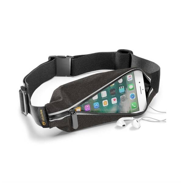 Pouzdro na mobil sportovní CellularLine Waistband, Summer Edition - Melange 

