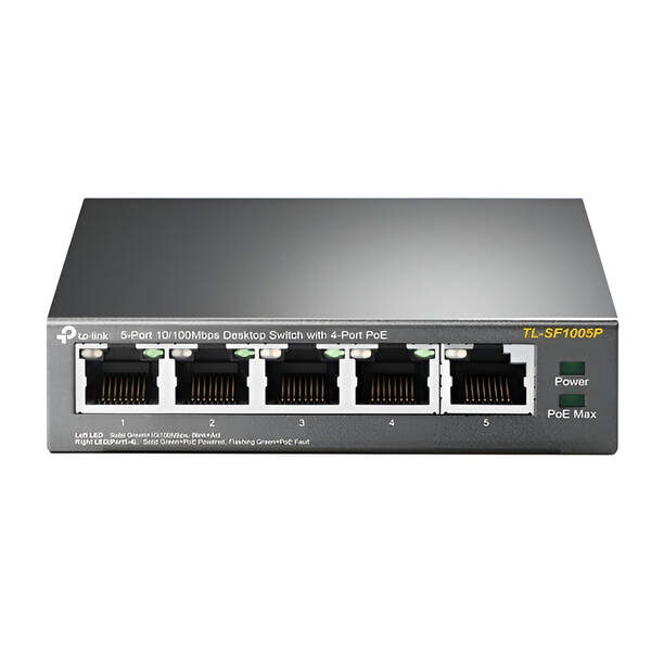 Switch TP-Link TL-SF1005P šedý


