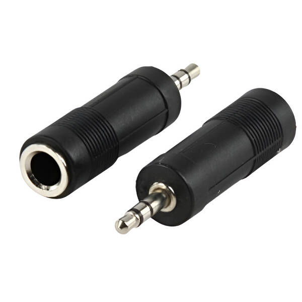Redukce AQ 6,3 mm jack / 3,5 mm jack M/M 

