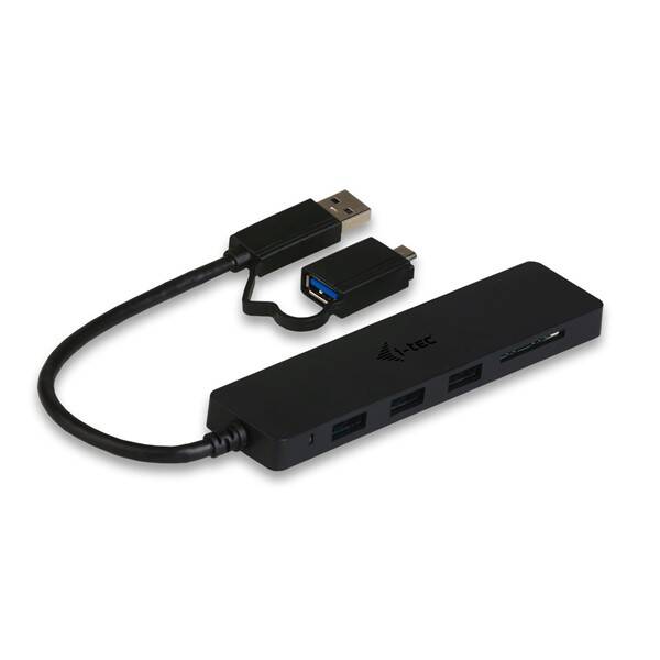 Čtečka paměťových karet i-tec USB 3.0 OTG černý

