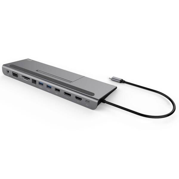 USB Hub i-tec USB-C Metal Low Profile 4K Triple Display Docking Station + Power Delivery 85 W 

